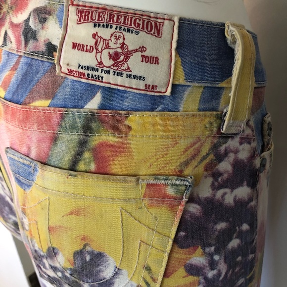 True Religion Denim - True religion Casey jegging fruit floral
